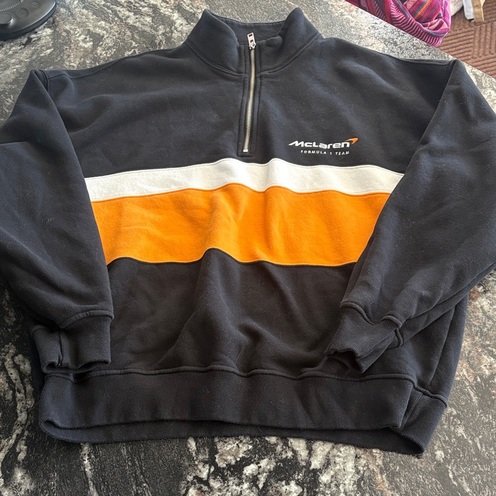 McLaren Formula 1 Team Fleece 1/4 Zip Sweatshirt L